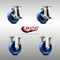 Service Caster 4 Inch 316SS Solid Polyurethane Swivel Top Plate Caster Brake 2 Rigid SCC, 2PK SCC-SS31620S414-SPUS-TLB-2-R-2 - alternate 3